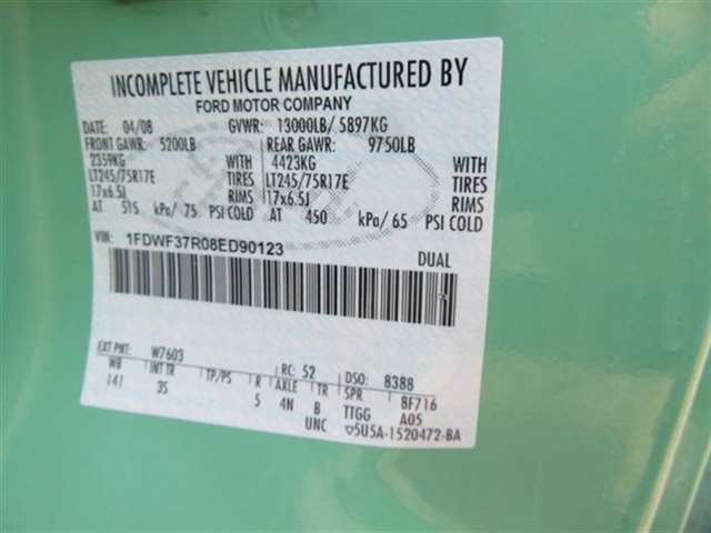 2008 Ford F-350 Super Duty XL DRW 4WD